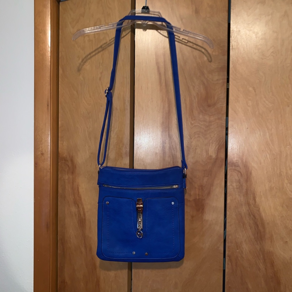 Blue Michael Kors Crossbody